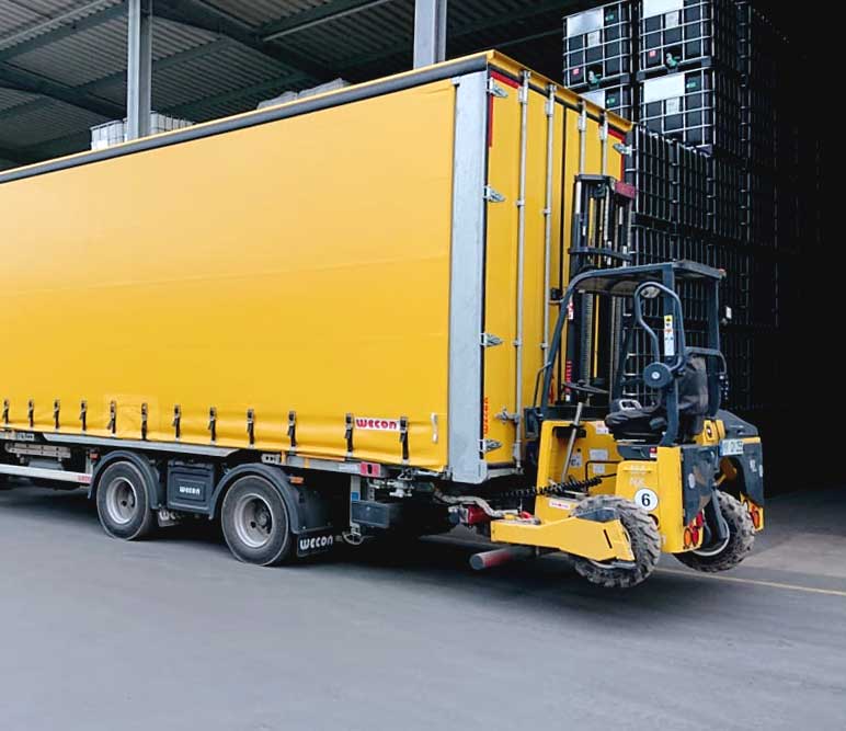 Mitnahmestapler Spedition Mendig Transport und Logistik Mending Mobiler Be- und Entladeservice